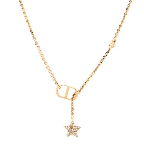 dior star necklace red|genuine christian Dior necklace.